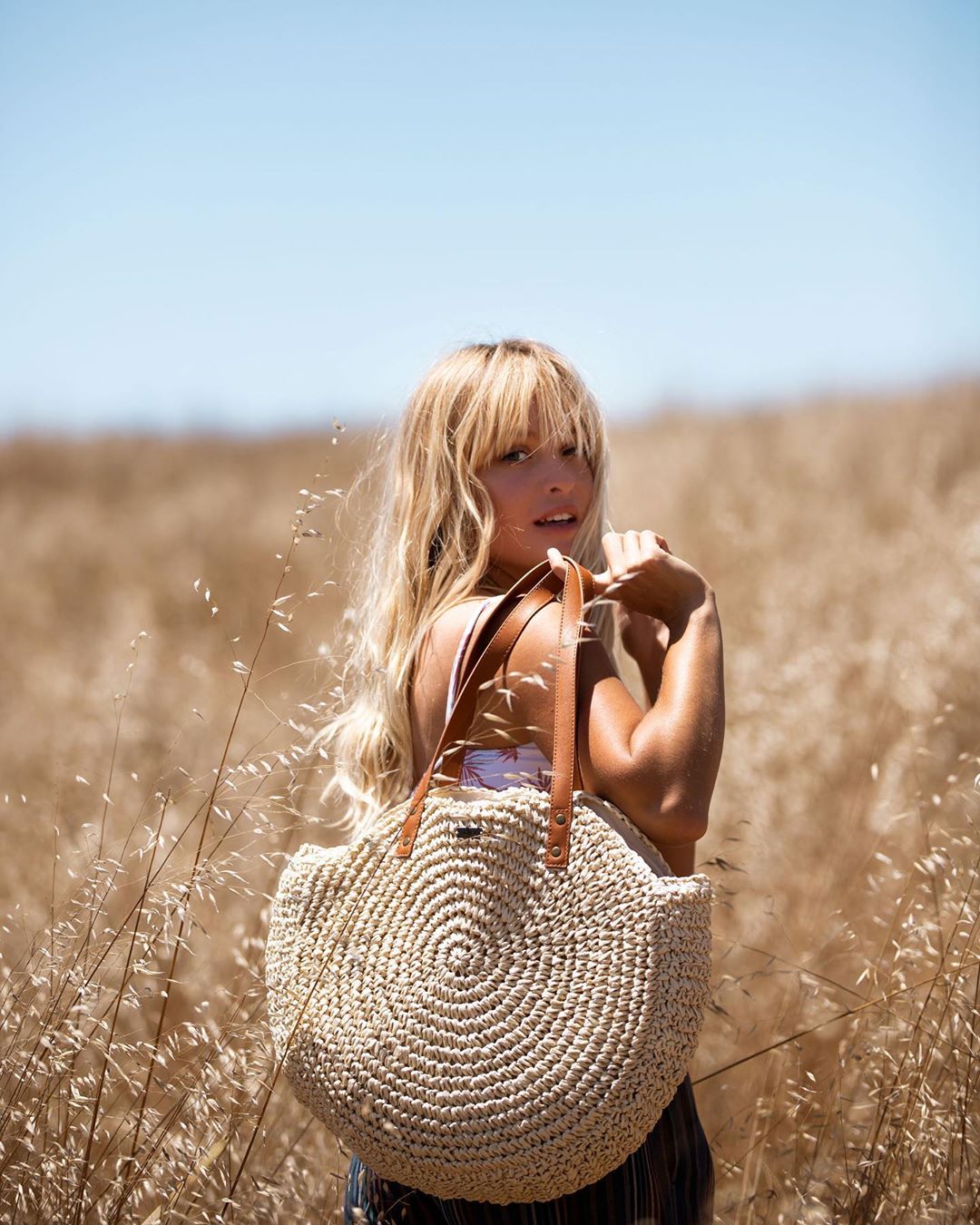 ROXY - Road trip essential: the Only Good Vibes Straw Bag