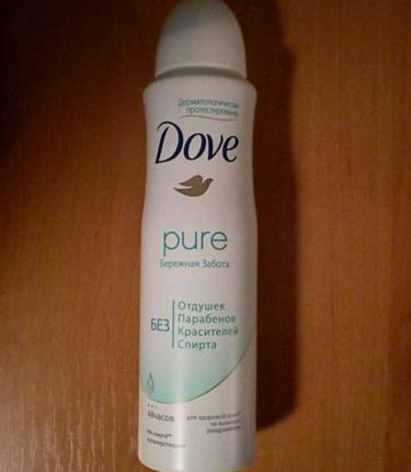 Отзыв о Дезодорант-антиперспирант Dove Pure от Jeanette  - отзыв