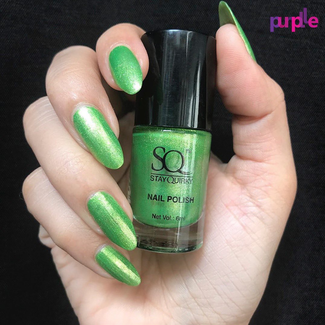 Purplle - Green with envy💚

It’s time to walk into the weekend with a lot of badass sass! Spill the green magic with Stay Quirky Nail Polish. With its high color payoff, long lasting drama and consist...