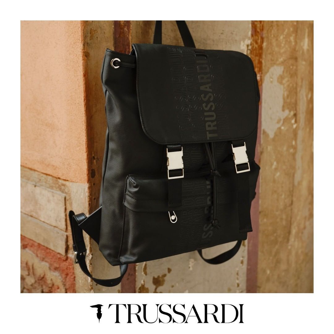 Trussardi - Black is the new black #accessories #bag #summer