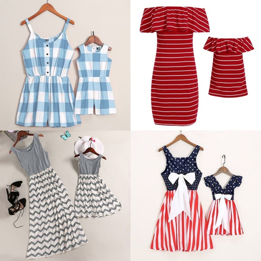 popreal.com - 🎀🎀Mom Girl Bowknot Decorate Stripes Star Pattern Matching Dress🎀🎀
Age:1.5-7 Years Old
🚀🚀Shop link in bio🚀🚀
HOT SALE & FREE SHIPPING
💝Exclusive Coupon For Customer💝
5% off order over $69👉...