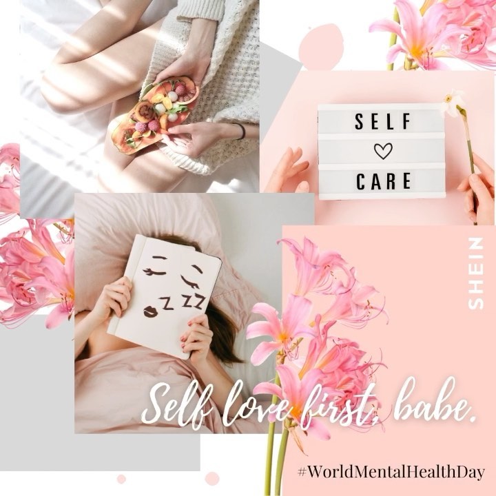 SHEIN.COM - Because you're worth it babe. 💕 

Today is #WorldMentalHealthDay & we want you to take a break. So take a step back, take a breather, & indulge in some #selfcare routines! ✨ 

Here are som...