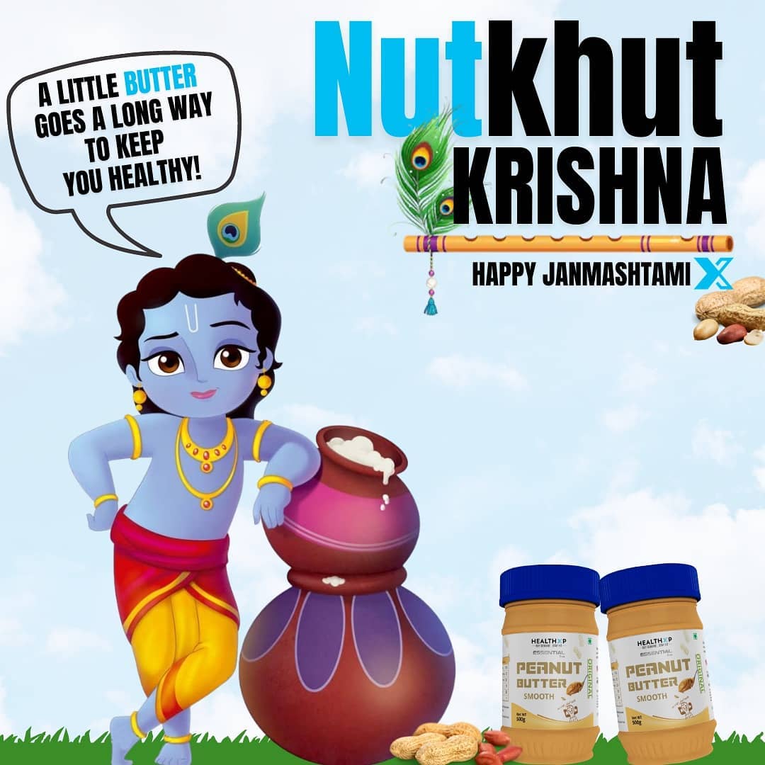 HealthXP® - Happy Janmashtami 🦚.
-
#janmashtami #lordkrishna #healthxp #krishna #festival #happy #peanutbutter