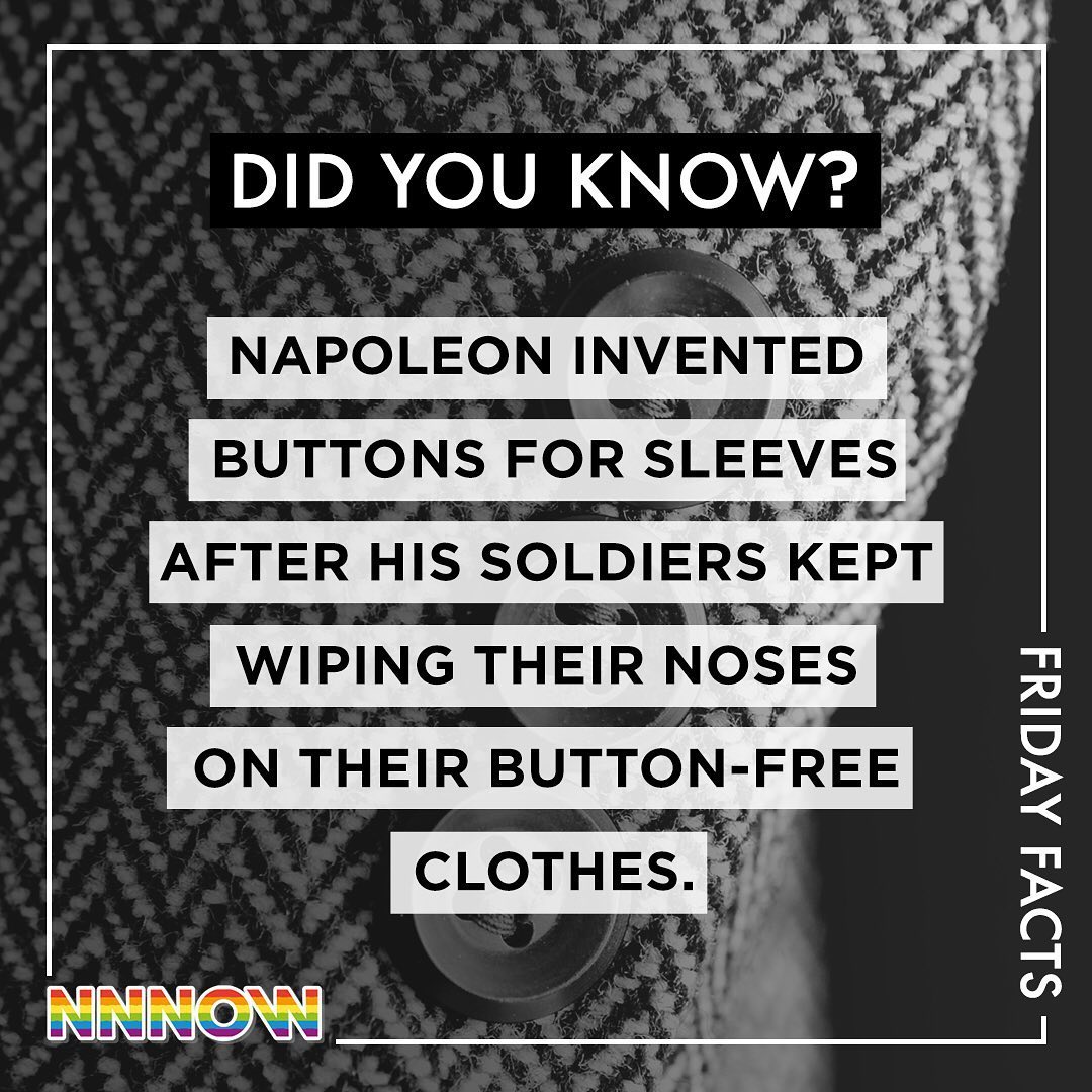 NNNOW - Well In their defense, the chilly weather does make your nose runny, where else can you wipe it?
Oh the pain this trend must have caused those soldiers initially.

#firdayfacts #factfriday #fa...