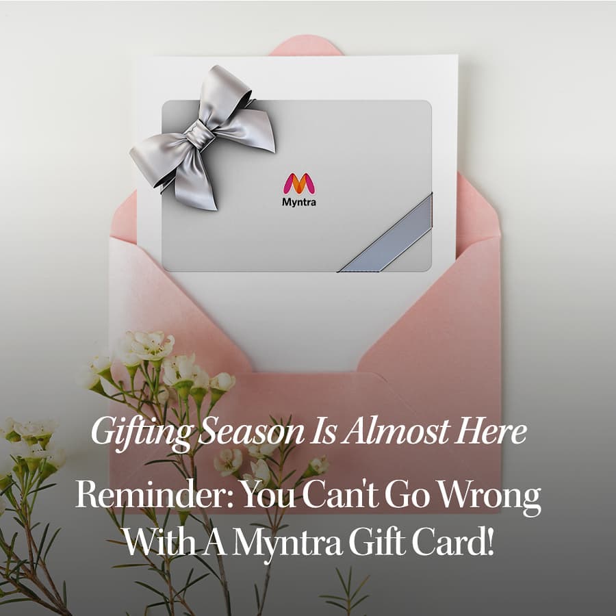 MYNTRA - You can never go wrong with a Myntra Gift Card! There we said it. Now make a statement with the way you gift with the #MyntraGiftCard by your side. Tune in to the #Myntra app to know more....