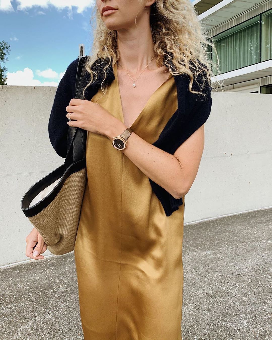 THE OUTNET - Is that @anoukyve in metallic @joseph? You bet it is. 

Shop all your favorite Instagram looks, just visit #linkinbio