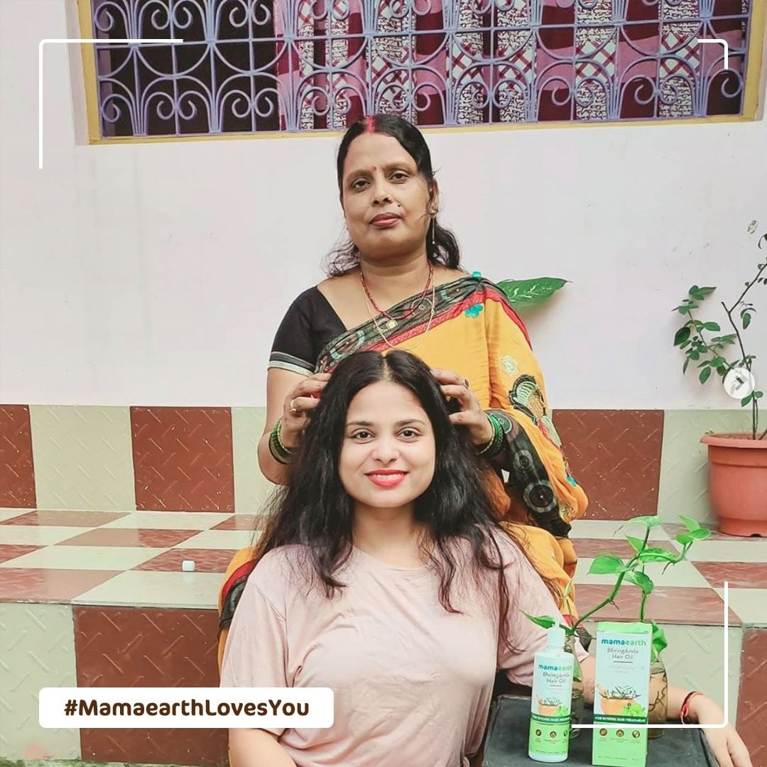 Mamaearth - #Repost

@nishu9953 got a relaxing #MummyKiChampi with Mamaearth BhringAmla Hair Oil!

“Prepared with the ancient KshirPak Vidhi, Mamaearth BhringAmla Hair Oil contains the secret to healt...