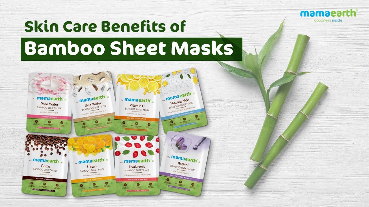 Sheet Masks to Use for different skin types | Mamaearth Bamboo Sheet Masks #Sheetmask #Masks