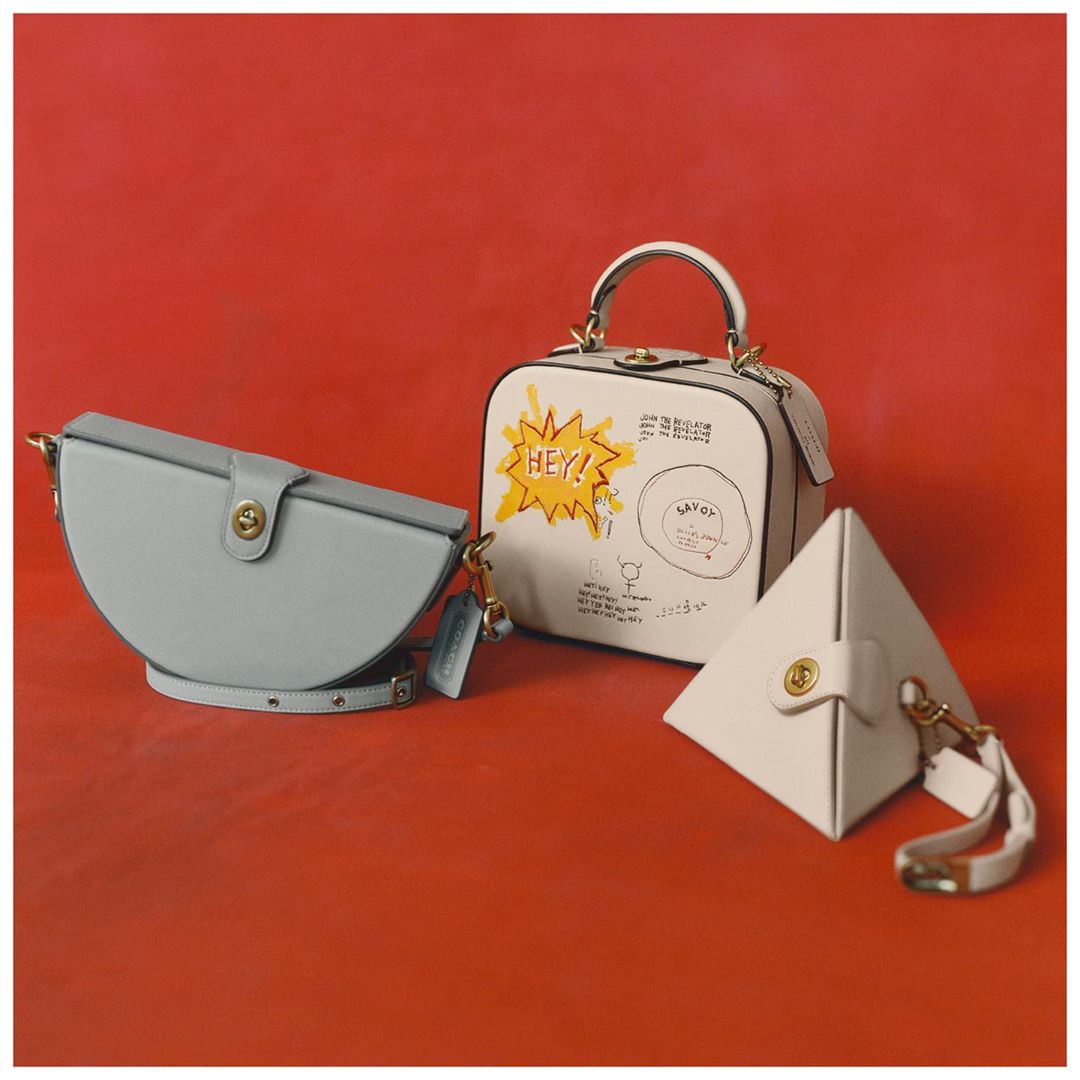 Coach - The shape of the city. Our geometric City Block bags are inspired by the NYC skyline, the place where Jean-Michel Basquiat made his mark. 

#CoachxBasquiat is a special collection celebrating...