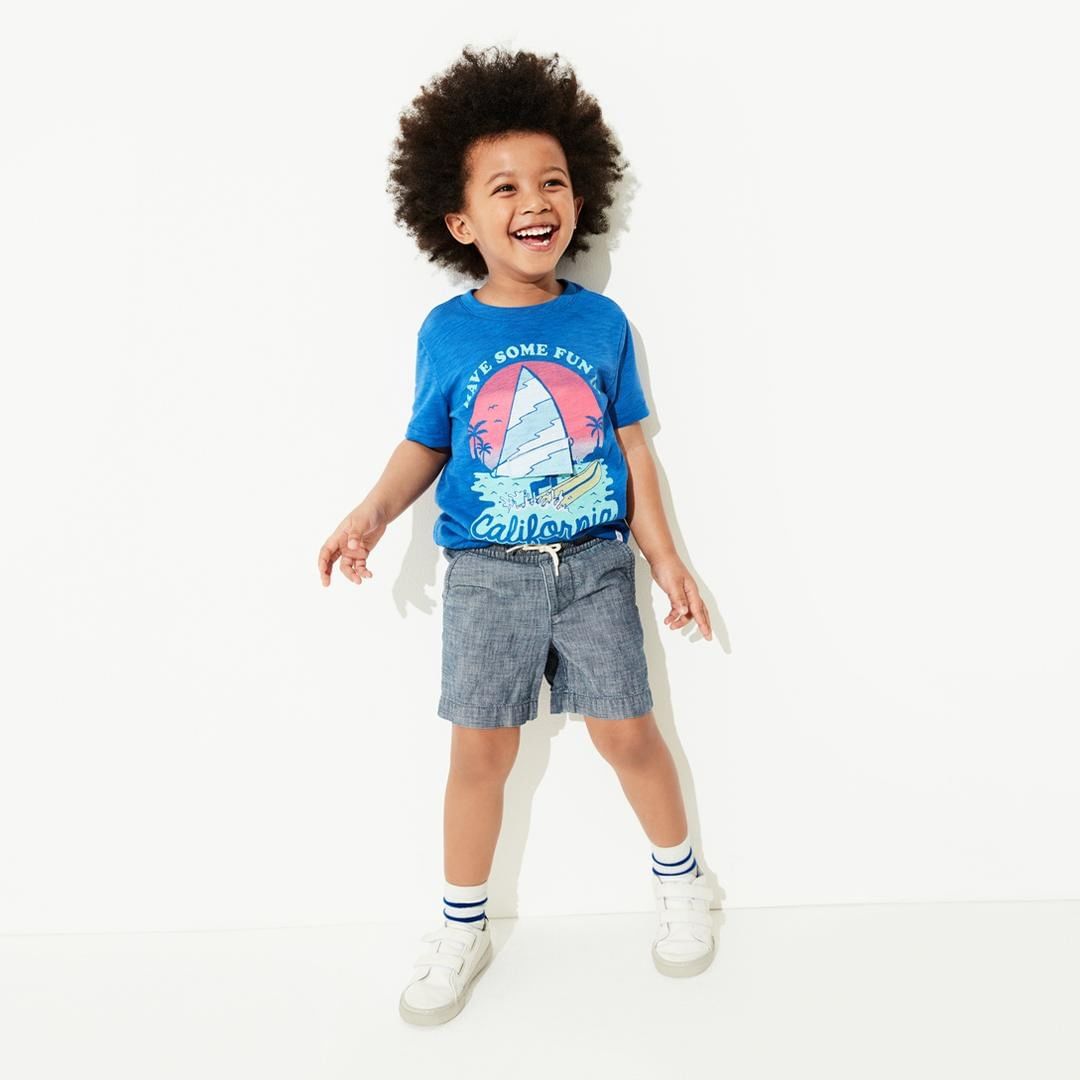 Gap Middle East - Get Eid staycation ready in our graphic tees and shorts for toddlers and kids ✨