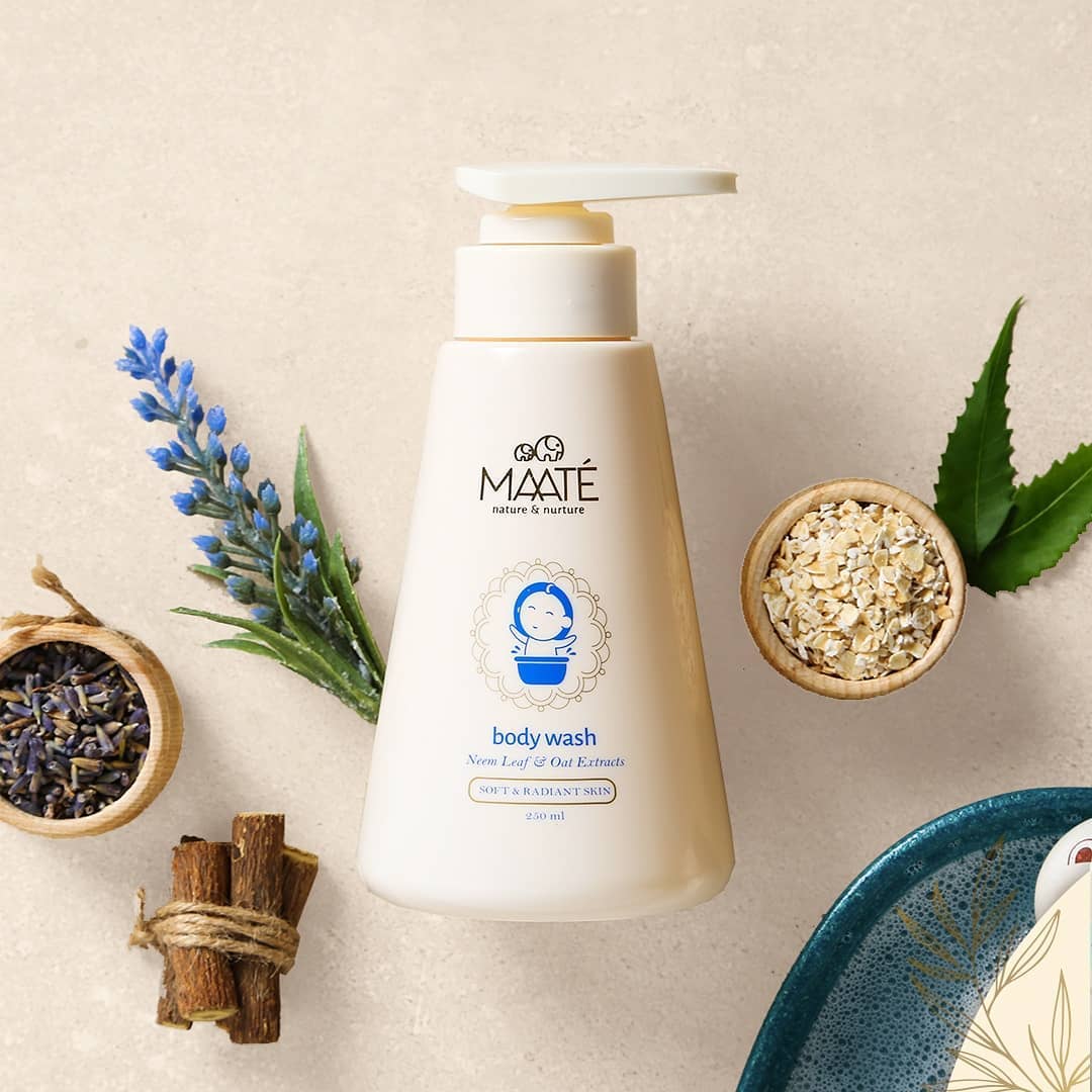 MAATÉ - Make bath time fun & pleasurable for your little one with a soothing blend of Naturally extracted ingredients. 🌱⁣
⁣
MAATÉ's Body Wash's plant-based formulation is enriched with Neem leaf extr...