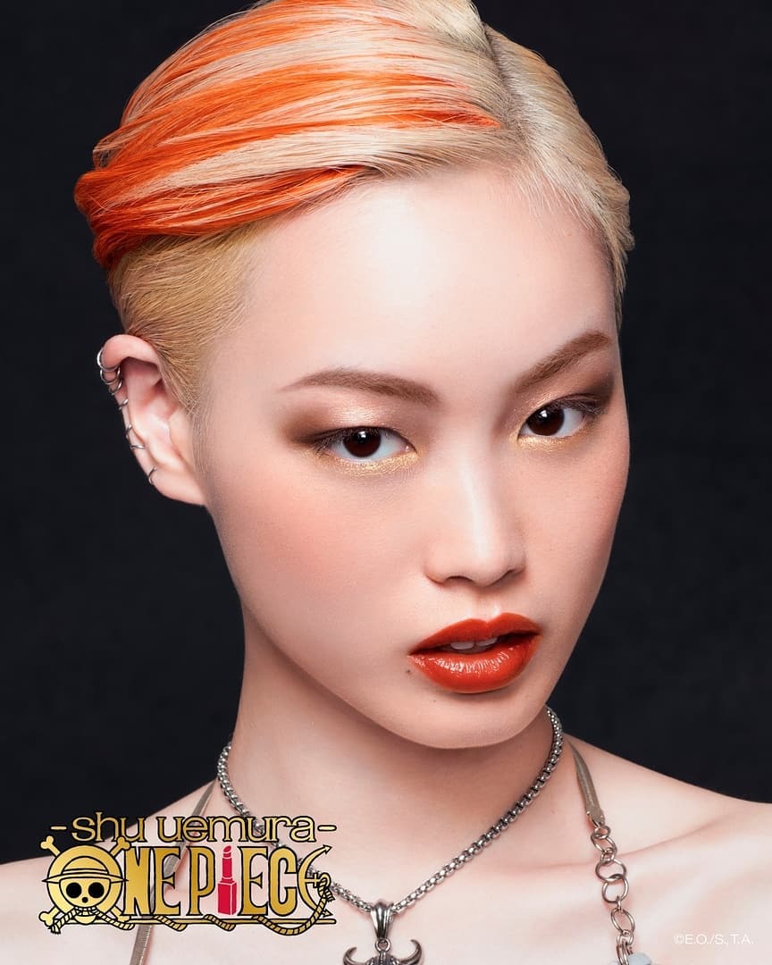 shu uemura - shu uemura international artistic director uchiide created the bold and sophisticated thousand sunny fresh dazzle look with the limited edition shu uemura ONE PIECE makeup collection. #sh...