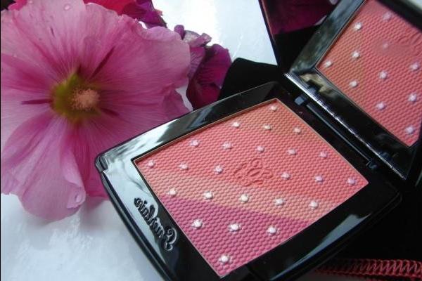 Otoño bella Guerlain. El colorete de la nueva colección de Guerlain Madame Rougit Blush 4 Couleurs - reseña