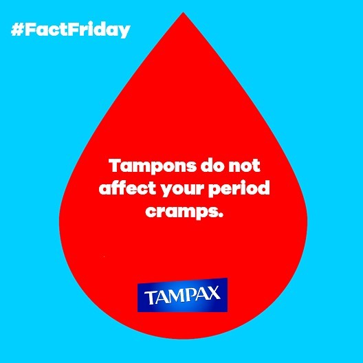 Tampax Tampons Official - Sorry, you can't blame tampons for this one! We know cramps are the worst, but your choice in period protection doesn't affect them. They're actually caused by the uterus con...