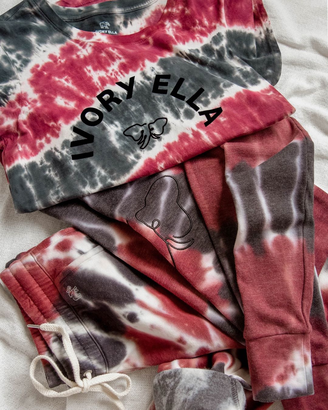 Ivory Ella - Matching tie dye, but make them cozy 😊 Use code MIXMATCH20 today to get any top 20% off with the purchase of our new joggers! #IvoryElla #GoingPlaces