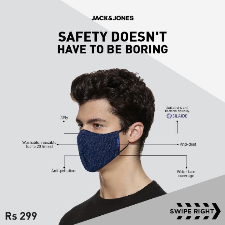 Lifestyle Store - Breathe in style with masks that are high on protection and fashion from Jack & Jones, available at Lifestyle.
.
Click the link in bio to SHOP NOW or visit your nearest Lifestyle Sto...