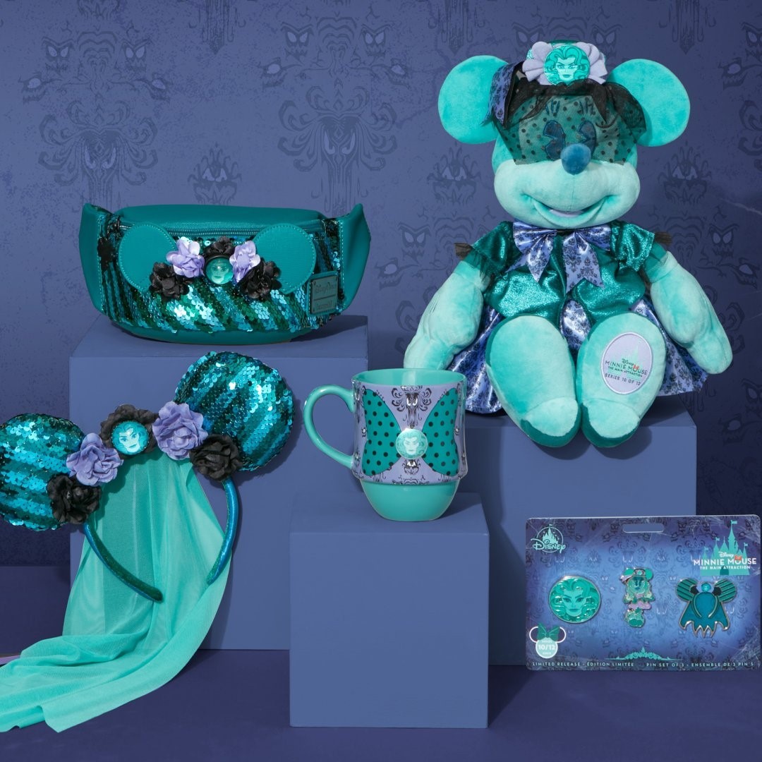 shopDisney - The happy haunts have received your sympathetic vibrations and are beginning to materialize. #minniemouse #hauntedmansion // link in bio