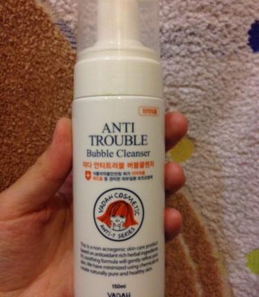 Пенка для умывания Yadah Аnti trouble bubble cleanser  фото