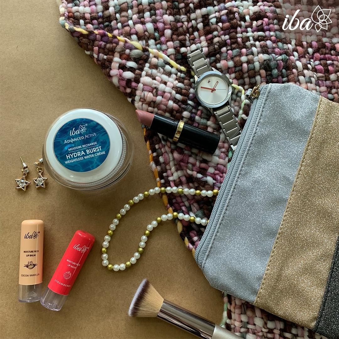 Iba - A girl’s purse is all about magic! Wish for anything and it shall pop out!

All things moisture in the picture
💧 Moisture Recharge Hydra Burst Creme - Rs.  599
💧 Moisture Rich Lip Balm - Rs. 150...