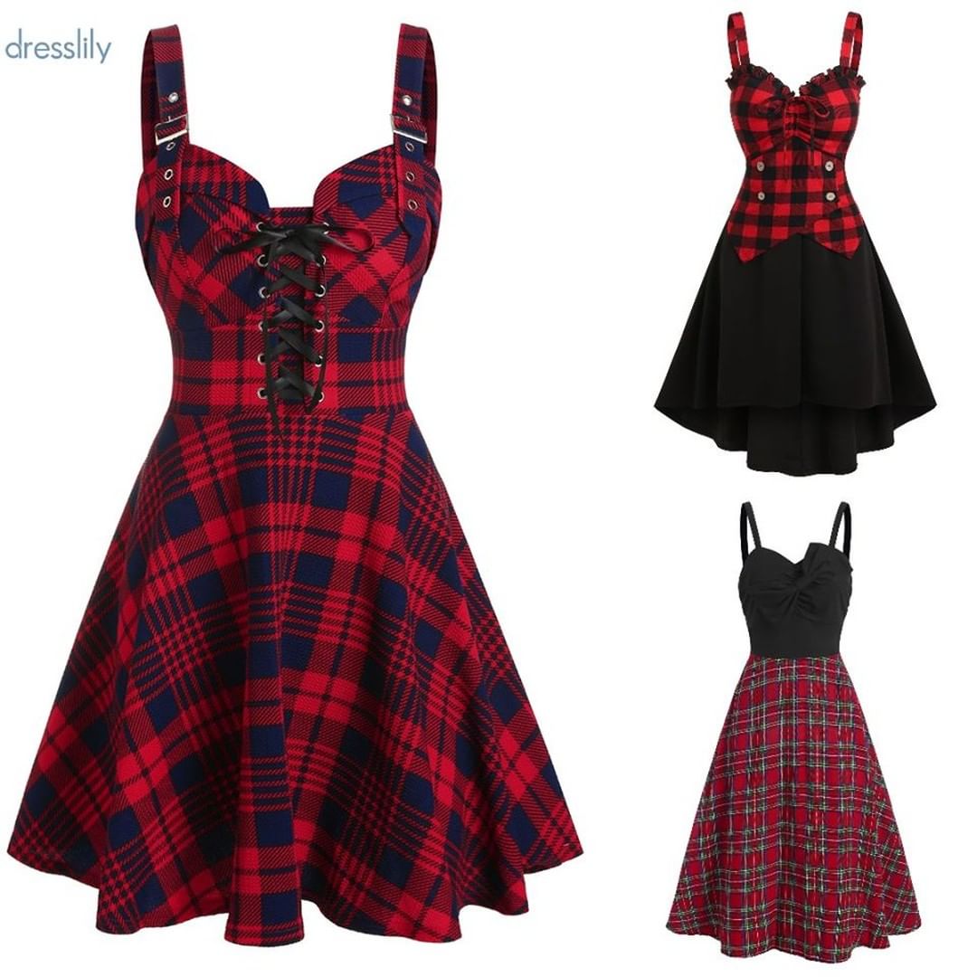 Dresslily - ❤️For all the plaid style lovers!! Which one is your favorite?>>>https://bit.ly/2ARUV9o
❤️CODE: MORE20 [ Get 22% off]
#Dresslily