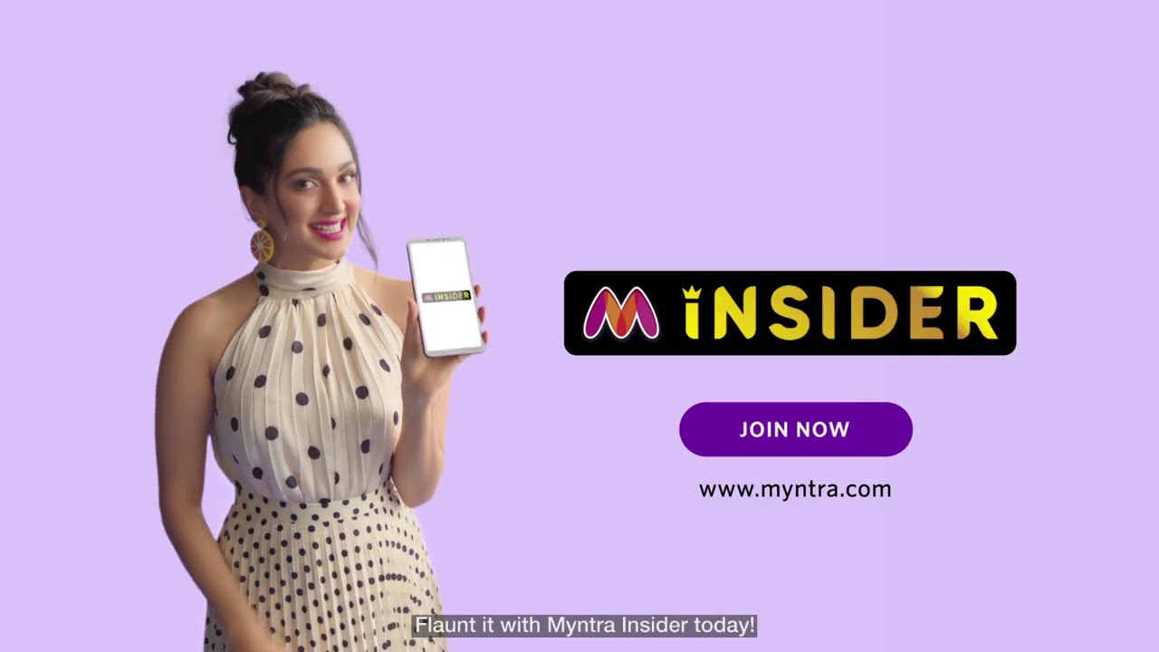 Myntra x Kiara Advani for Myntra Insider