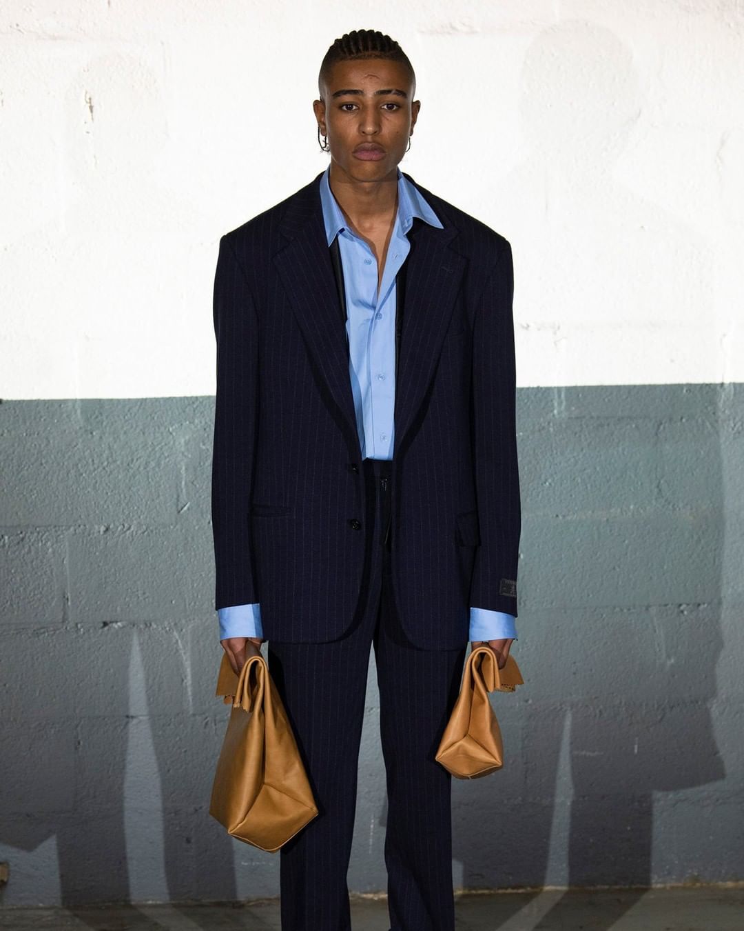 A N T O N I O L I . E U - Runway look: @vetements_official paper bag