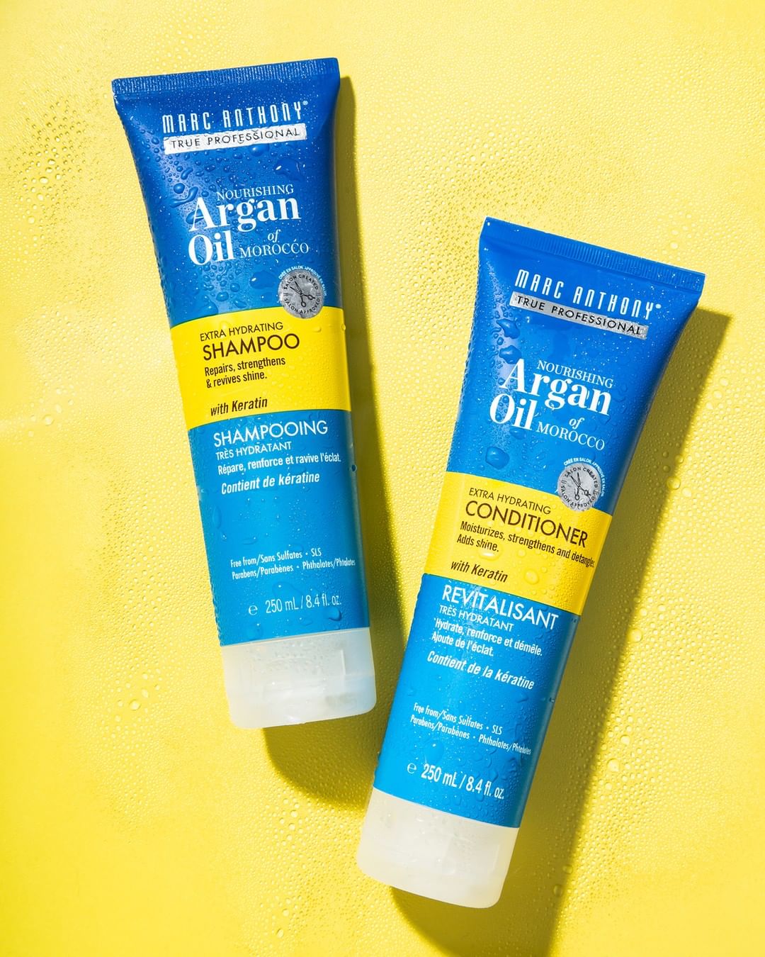 Marc Anthony Hair Care - Get your hair dripping with hydration 💦 Let this nourishing bad boy deeply wash all the build-up in your hair & hydrate each strand with Keratin, Grape Seed Oil and Argan Oil...