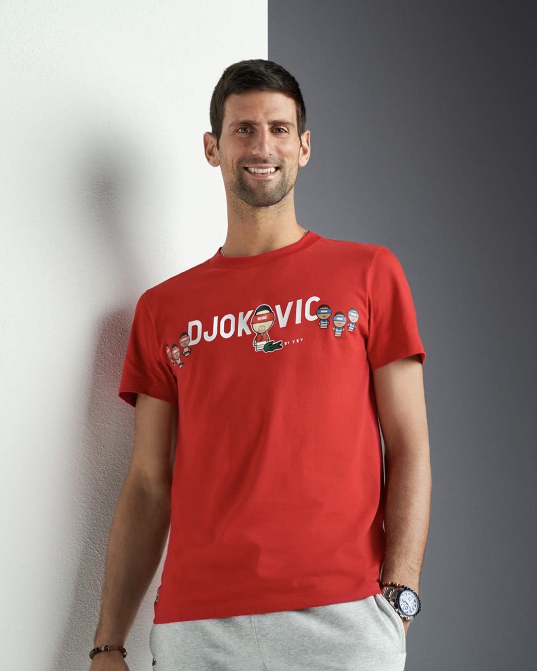 Lacoste - It’s time to get back on the court with @djokernole and the artist @takeitysy. A fan capsule in collaboration with a fan for the fans. Available now on lacoste.com. Link in bio. #NovakDjokov...