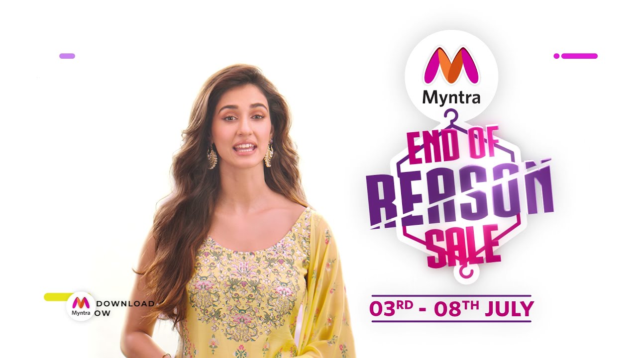 Myntra End Of Reason Sale is Now Live | 3rd to 8th July |  Disha Patani Styled By Myntra