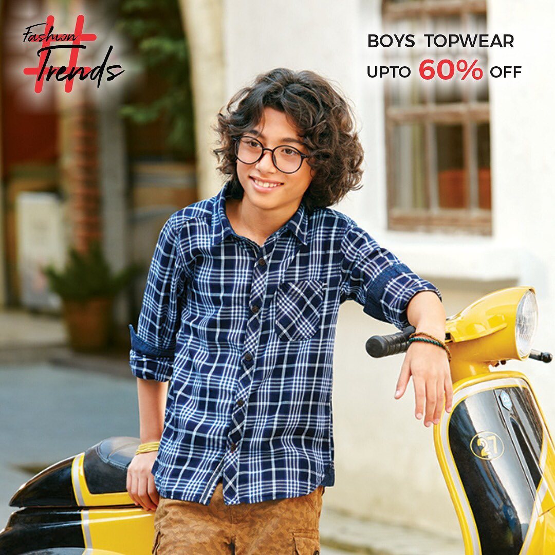 Brand Factory Online - ◽️Boys topwear upto 60% off ◽️
.
.
.
Log on to brandfactoryonline.com or click on the link in bio to find trendy topwear options for boys👆🏼👆🏼

Find brands like Lee Cooper, Pepe,...