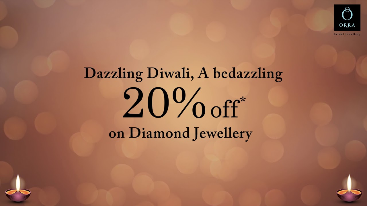 ORRA Diwali Offer - 20% Off on Diamond Jewellery