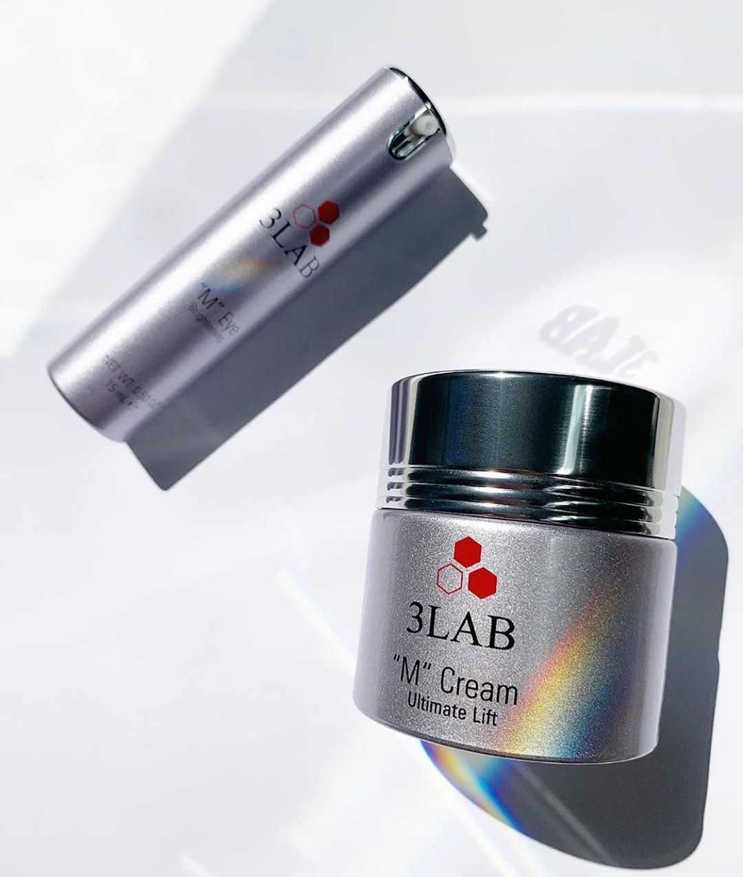 3LAB - Our “M” Eye Brightening Serum paired with the “M” Cream sees signs of age diminished while leaving your skin with the ultimate glow!

While they are both comprised of the most unique ingredient...