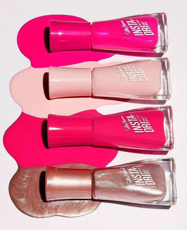 Sally Hansen - Pink polish pours 🤤. What are your favorite Insta-Dri shades?