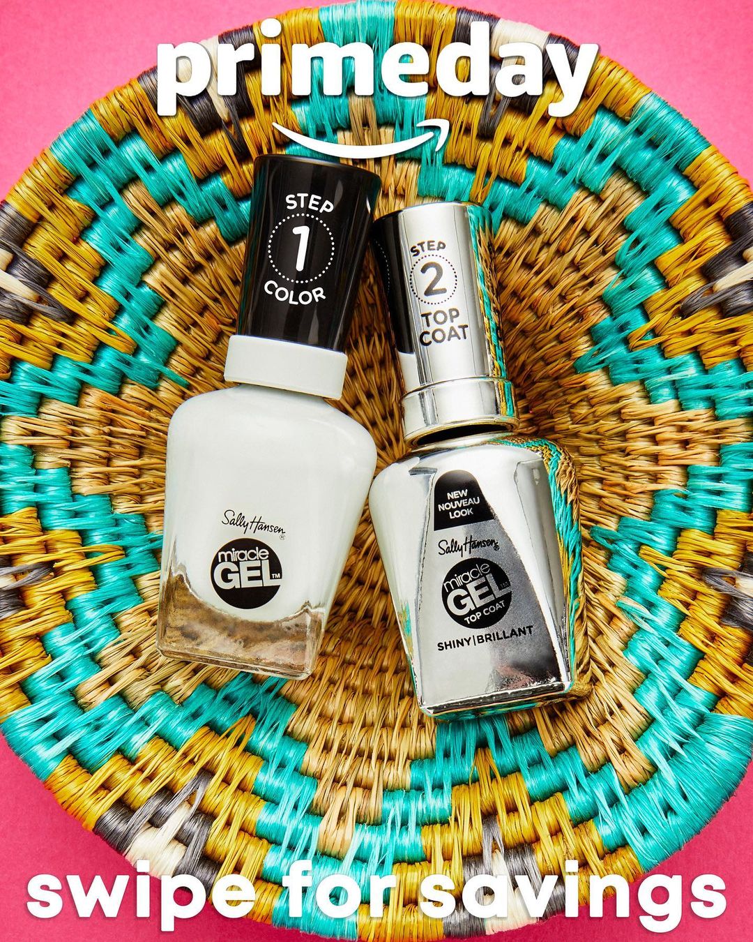 Sally Hansen - Last day to save 🚨🚨 Shop our #PrimeDay Deals before it’s too late! Swipe for stunning steals on your favorite products, like Miracle Gel nail color and Top Coats, Good.Kind.Pure., selec...