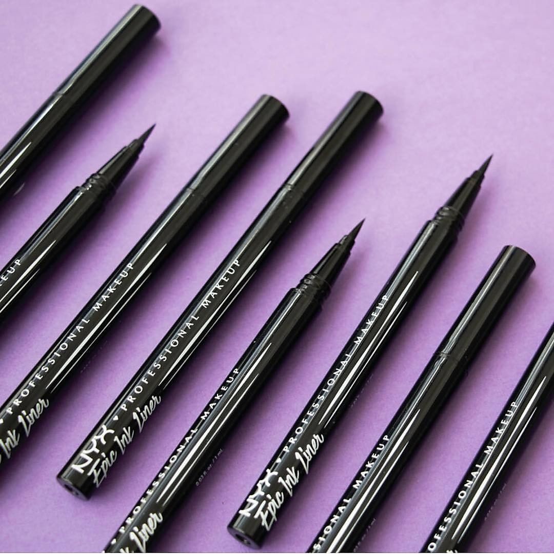 NYX Professional Makeup - What does your liner lineup look like? ✨ We always gotta have our Epic Ink Liner on deck for a quick lil wing ✔️ || #nyxcosmetics #nyxprofessionalmakeup #crueltyfreebeauty