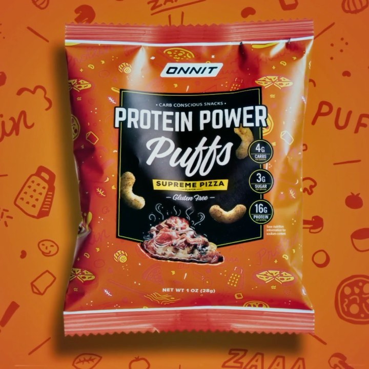 Onnit - BUT WHAT IF THERE WAS A SNACK THAT DIDN’T SUCK?⁠
-⁠
One that actually fits your diet and tastes good! 🍕
-⁠
Protein Power Puffs are on-the-go snacks that pack nearly as much stomach-satiating p...