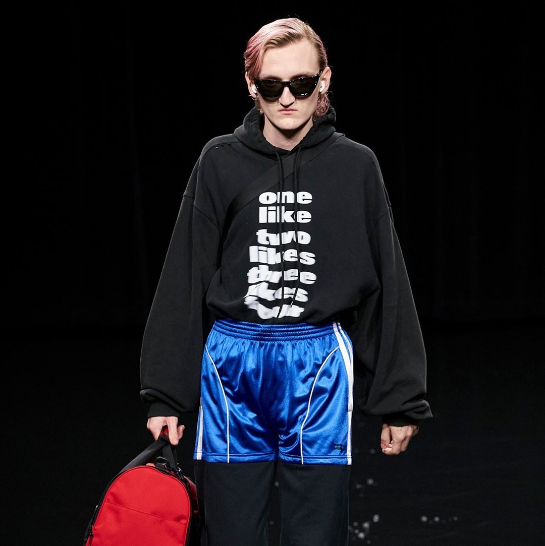 A N T O N I O L I . E U - Runway look: @balenciaga black bomber hoodie