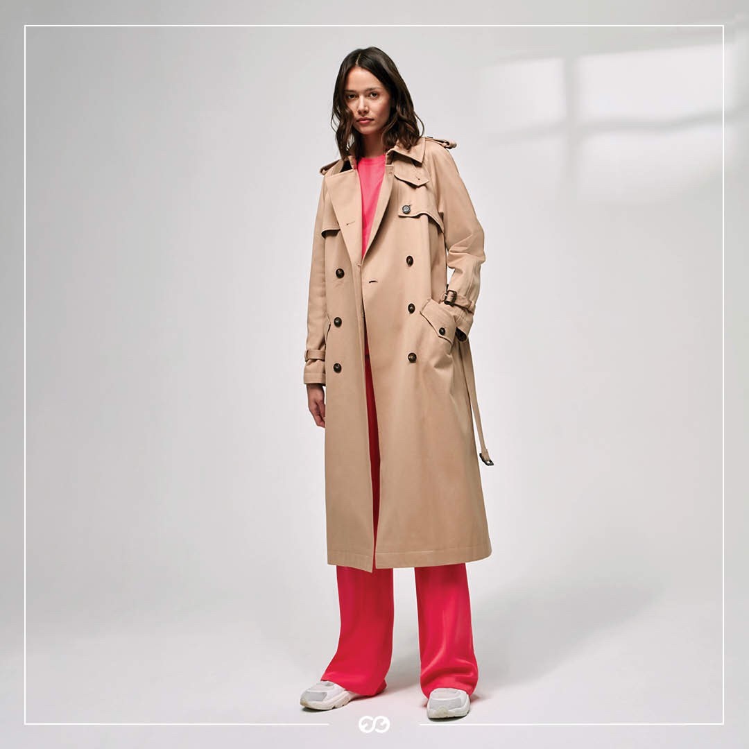 ESCADA - This #EscadaSport classic trench coat is the perfect piece for Fall. Wear right now and year after year. #Pre-Fall2020