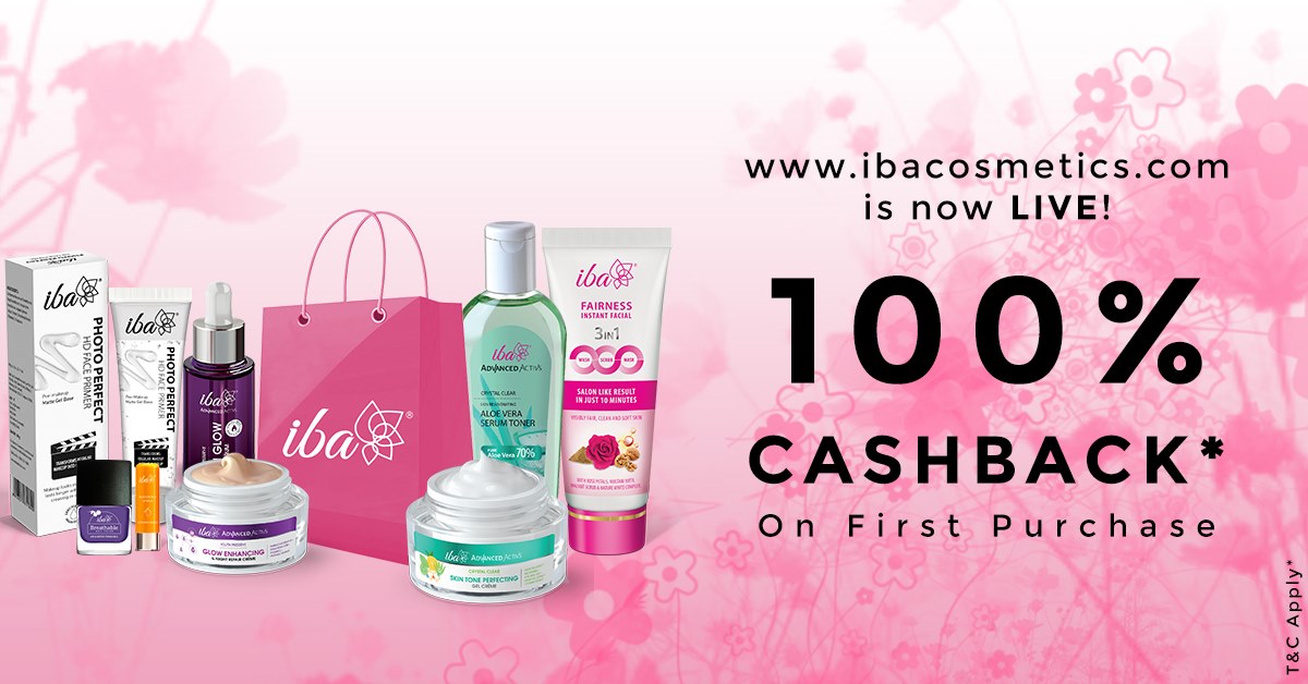Get 40% off on IBA Cosmetics - 6th BIRTHDAY