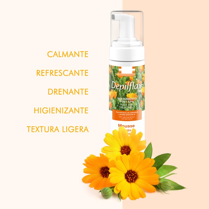 Depilflax100 - Refreshes the skin and regenerates it! 🌼 The new Calendula Post Epil Mousse is perfect for hydrating and calming the skin after depilation, but it is also your best ally to protect the...