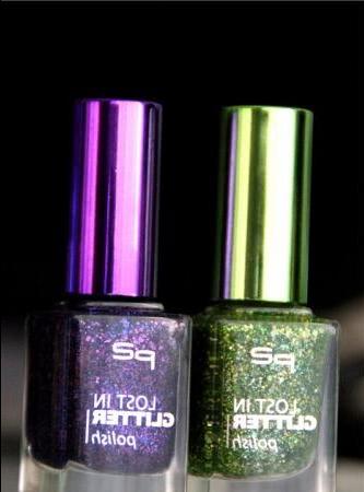 Die Lacke der neuen Kollektion von P2 Lost in Glitter Polish 