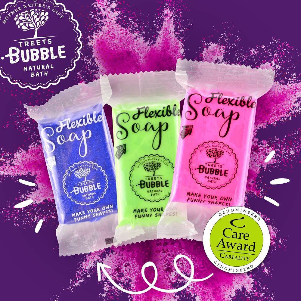Treets - ✨ 2019 begint voor Treets Bubble al goed, we zijn namelijk genomineerd met onze Flexible Soap voor de Careality Award binnen de categorie lichaamsverzorging! 🤗 Wil je zelf deze Flexible Soap...