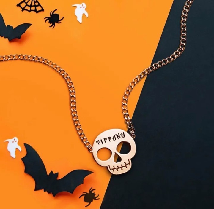 Soufeel.com - As you can tell, we are in quite the festive mood! Check out our new custom Skull Necklace! 💀✨ Link in bio.