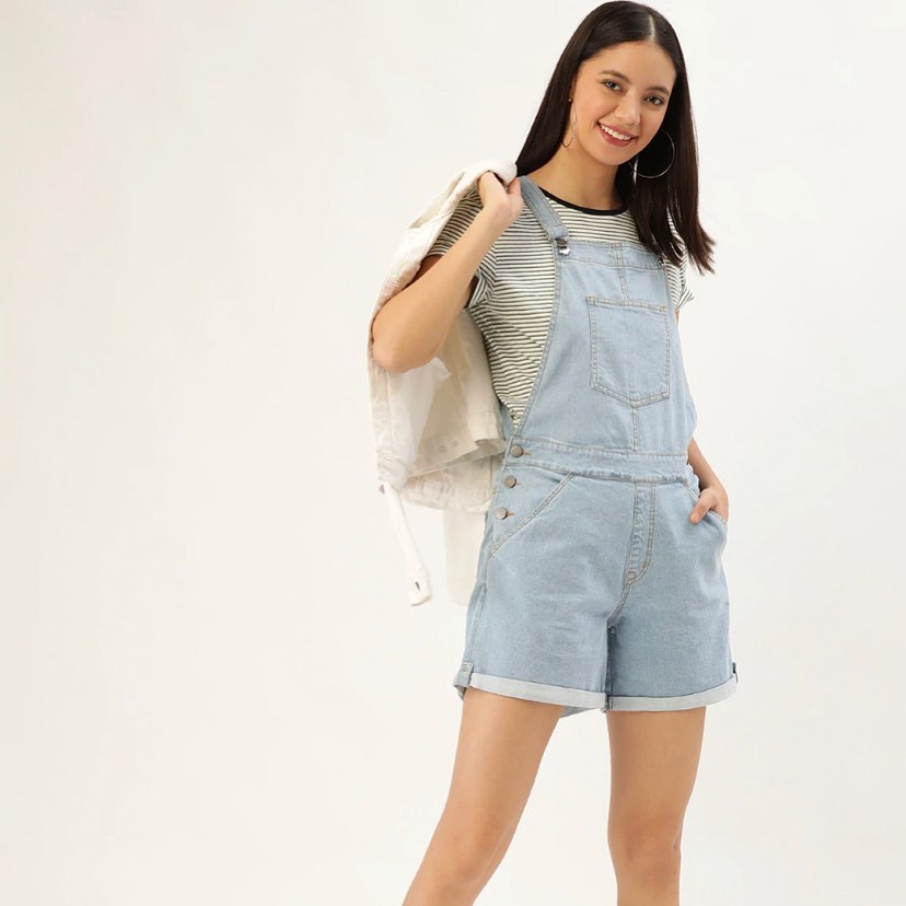 MYNTRA - Keep it casual & stylish with these denim dungarees from the House of Dressberry.
Explore their stunning collection on the #Myntra app now.
Look up product code: 11265850 / 11264046 / 1126405...