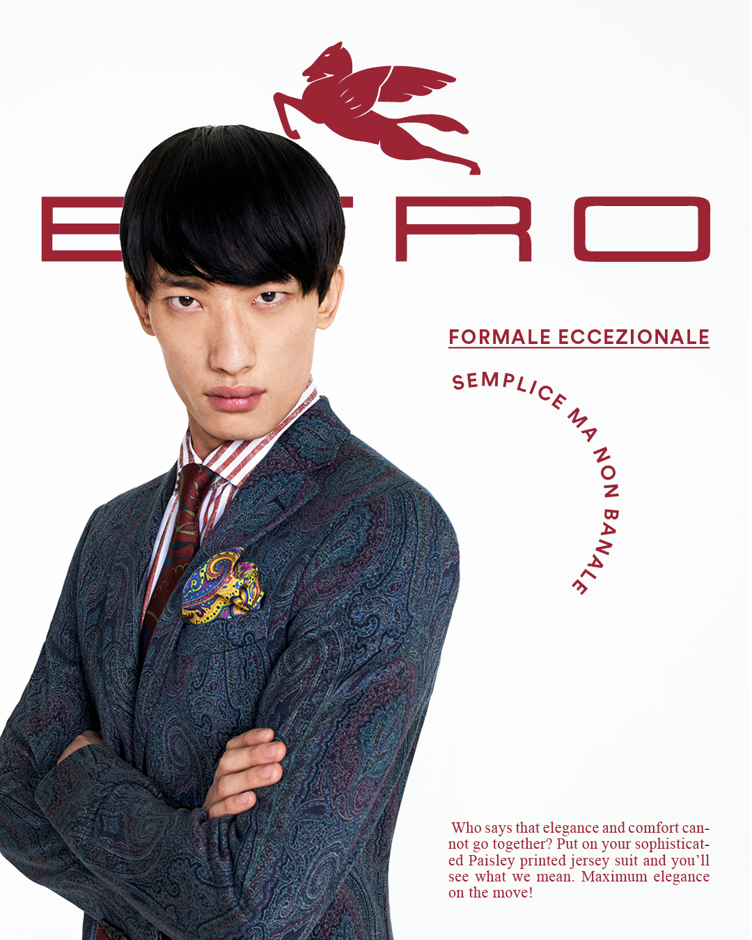 ETRO - FORMALE ECCEZIONALE⁣
⁣
Who says that elegance and comfort cannot go together? Put on your sophisticated Paisley printed jersey suit and you’ll see what we mean. Maximum elegance on the move!⁣
E...