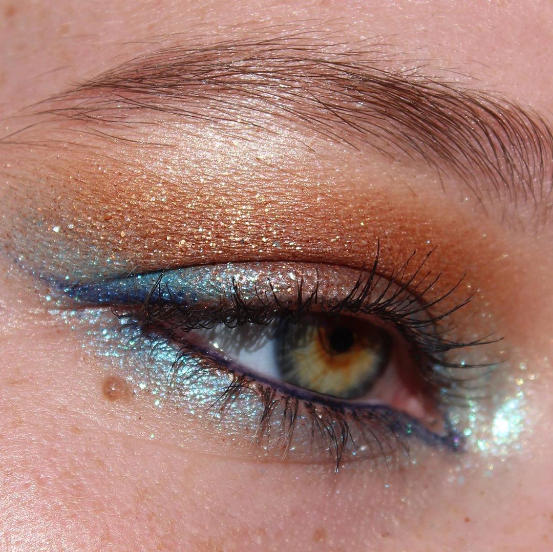 NARS Cosmetics - Fade to bold. Featuring Powerchrome Loose Eye Pigment in Naked City, Islamorada, and Stricken. Created by @maggiebethmakeup
