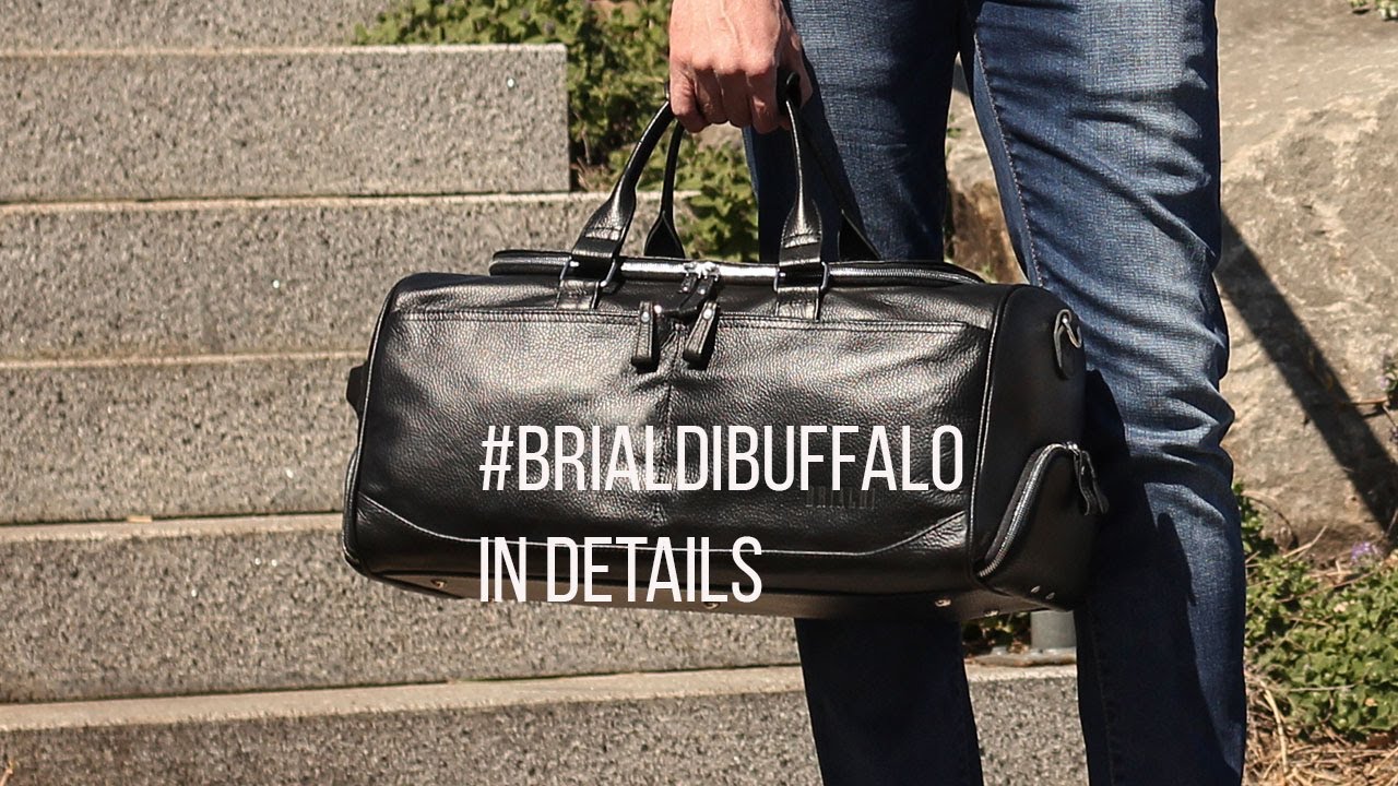 #Дорожно #спортивная #сумка для #фитнеса и #поездок из #кожи #BRIALDI #Buffalo от #производителя