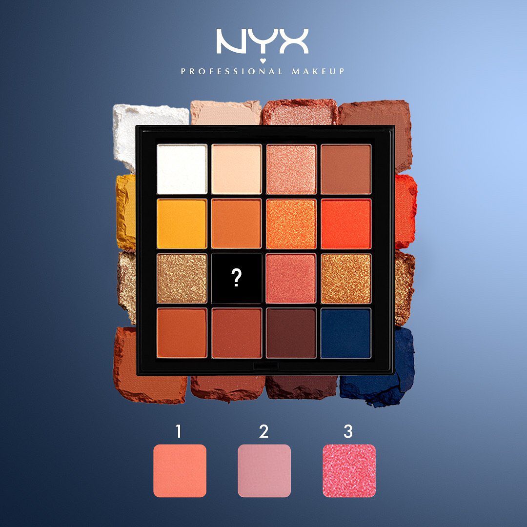 NYX PROFESSIONAL MAKEUP RUSSIA - Посмотрим, кто уже выучил наизусть оттенки из новенькой палетки #UltimateShadowPalette в оттенке 'Escape Artist'! Только не подглядывайте 😏
⠀
Цифру верного оттенка отп...