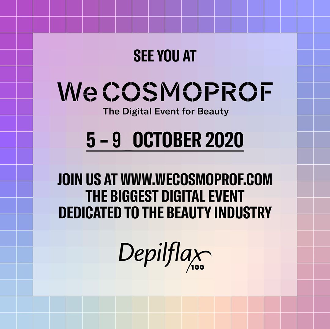 Depilflax100 - Here we are! Our Sales Department is waiting for you in this special digital edition of Cosmoprof 2020.

Come and talk to us... you can become the exclusive dealer of Depilflax brand in...