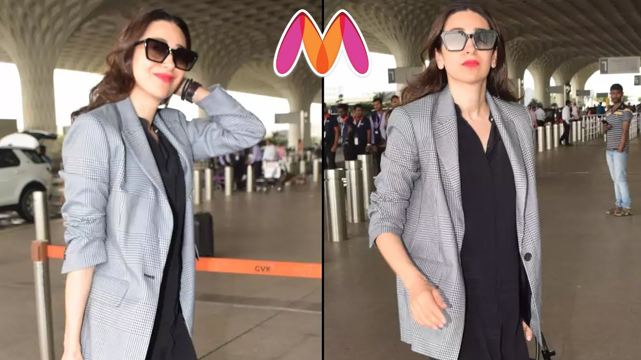 Karisma Kapoor's #Airport Look | B'town Style Under 3 Minutes | Myntra